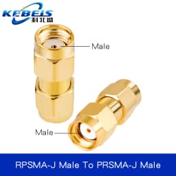 2PCS SMA Connector SMA to SMA Adapter SMA to SMA / RPSMA Male Plug & Female Jack Slide-on Straight RF Coax Adapter Connector