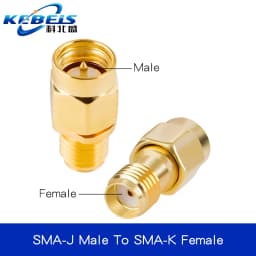 2PCS SMA Connector SMA to SMA Adapter SMA to SMA / RPSMA Male Plug & Female Jack Slide-on Straight RF Coax Adapter Connector