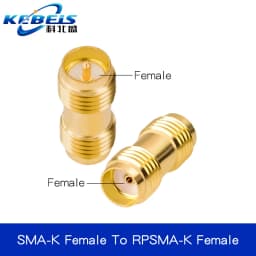 2PCS SMA Connector SMA to SMA Adapter SMA to SMA / RPSMA Male Plug & Female Jack Slide-on Straight RF Coax Adapter Connector
