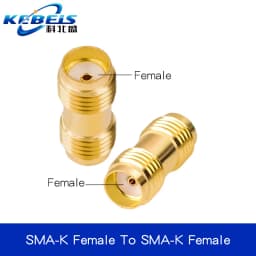 2PCS SMA Connector SMA to SMA Adapter SMA to SMA / RPSMA Male Plug & Female Jack Slide-on Straight RF Coax Adapter Connector