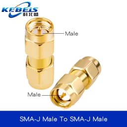 2PCS SMA Connector SMA to SMA Adapter SMA to SMA / RPSMA Male Plug & Female Jack Slide-on Straight RF Coax Adapter Connector