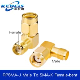 2PCS SMA Connector SMA to SMA Adapter SMA to SMA / RPSMA Male Plug & Female Jack Slide-on Straight RF Coax Adapter Connector