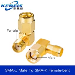 2PCS SMA Connector SMA to SMA Adapter SMA to SMA / RPSMA Male Plug & Female Jack Slide-on Straight RF Coax Adapter Connector