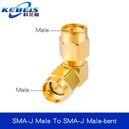 2PCS SMA Connector SMA to SMA Adapter SMA to SMA / RPSMA Male Plug & Female Jack Slide-on Straight RF Coax Adapter Connector