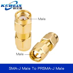 2PCS SMA Connector SMA to SMA Adapter SMA to SMA / RPSMA Male Plug & Female Jack Slide-on Straight RF Coax Adapter Connector