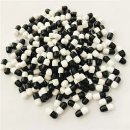 50-100pcs Half Hole Pill Capsule Resin Beads Loose Spacer Beads For Jewelry Making Resin Filling DIY Parts Craft Supplies