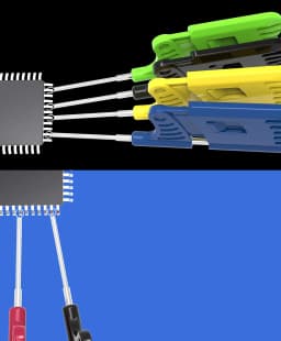 10PCS Universal IC Chip Micro IC Clamp SOP SOIC TSSOP TSOP SSOP MSOP PLCC QFP TQFP LQFP SMD IC Chip Pin Clip DIP Logic Analyzer
