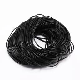 2-5m/lot 1.5 2 2.5 3 4 5 6mm 3 Color Genuine Cow Leather Round Thong Cord DIY Bracelet Findings Rope String For Jewelry Making