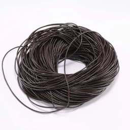 2-5m/lot 1.5 2 2.5 3 4 5 6mm 3 Color Genuine Cow Leather Round Thong Cord DIY Bracelet Findings Rope String For Jewelry Making