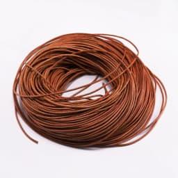 2-5m/lot 1.5 2 2.5 3 4 5 6mm 3 Color Genuine Cow Leather Round Thong Cord DIY Bracelet Findings Rope String For Jewelry Making