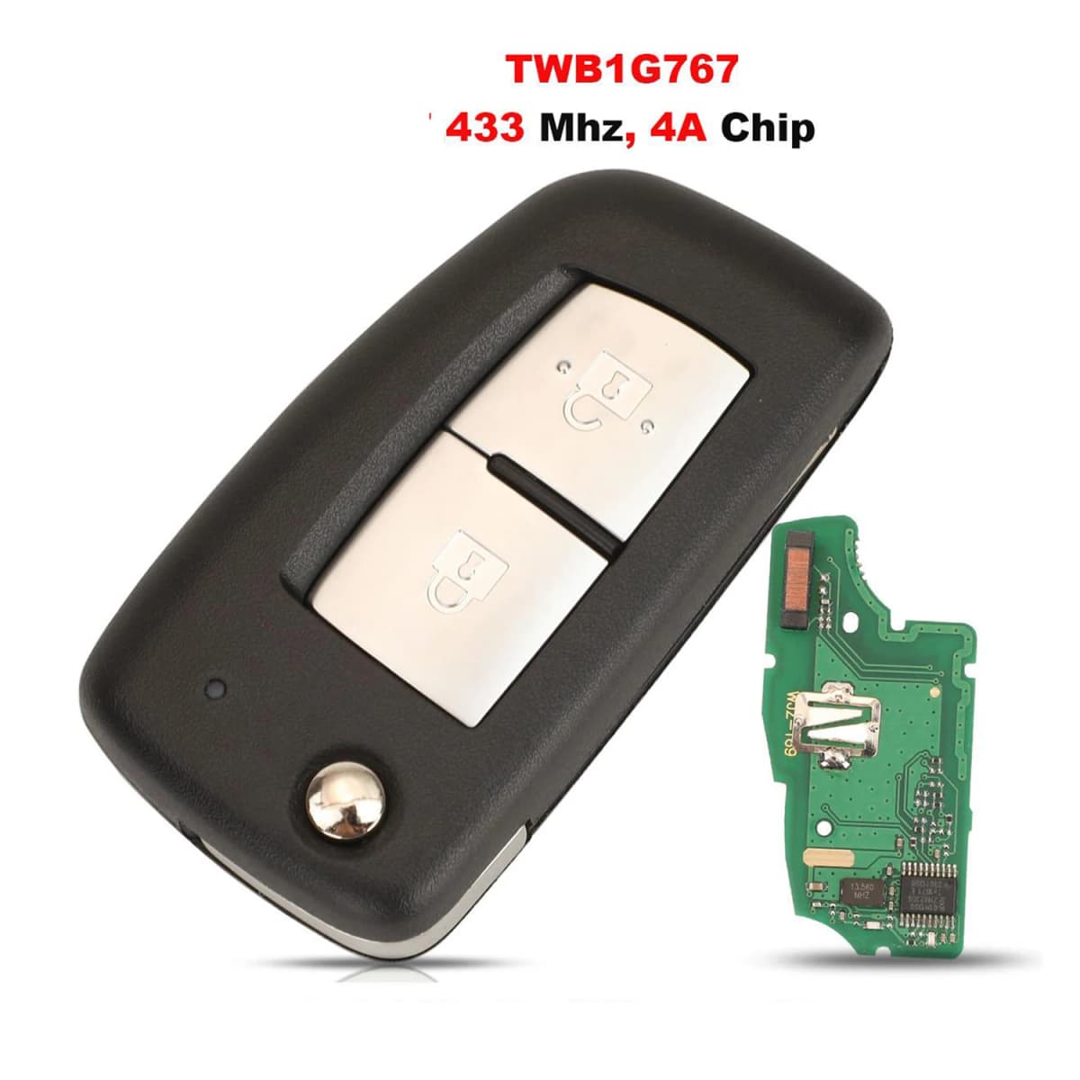 jingyuqin Flip Remote Key TWB1G767 433MHz PCF7961M 4A For Nissan Qashqai (J11E/J11R) Micra (K14FR) Pulsar (C13M) X-Trail (T32)