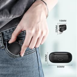 Portable Mini CIC Invisible Rechargeable Ear Adjustable Hearing Aid For The Deaf Elderly People