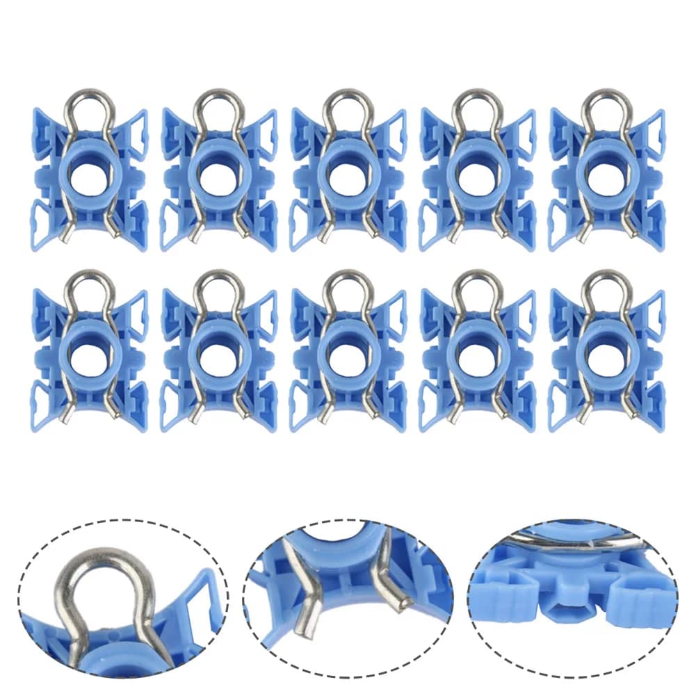 10Pcs Window Regulator Sliding Pivot Clips Auto Fastener Clip For BMW E32 E34 E36 Z4 513219388849 Roller Lifter Clips
