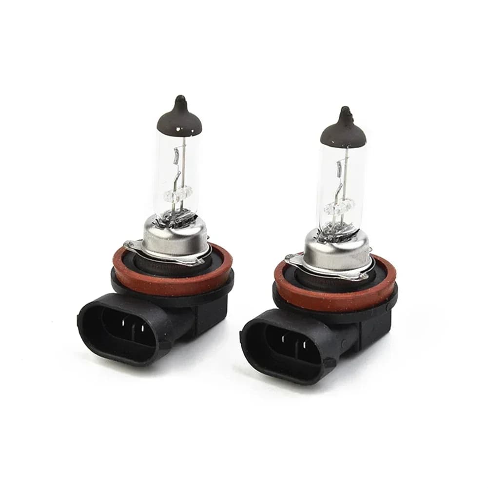 2PCS/SET H11 Halogen 55W 12V Replacement Halogen Bulbs Amber Low-Beam Car Headlight Fog Lights Driving Light Bulbs Clear