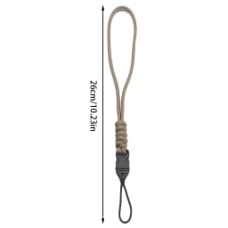 Paracord Keychain Lanyard High Strength Parachute Cord Survival Backpack Keychain Flashlight Camera Anti-lost Hanging Rope