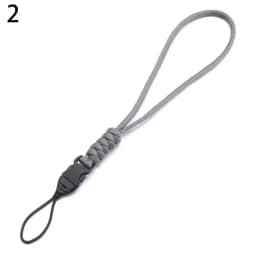 Paracord Keychain Lanyard High Strength Parachute Cord Survival Backpack Keychain Flashlight Camera Anti-lost Hanging Rope