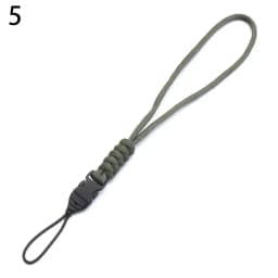 Paracord Keychain Lanyard High Strength Parachute Cord Survival Backpack Keychain Flashlight Camera Anti-lost Hanging Rope