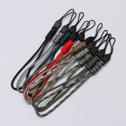 Paracord Keychain Lanyard High Strength Parachute Cord Survival Backpack Keychain Flashlight Camera Anti-lost Hanging Rope