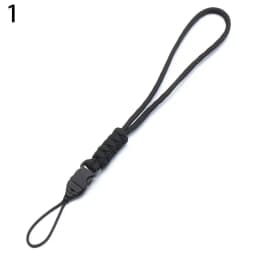 Paracord Keychain Lanyard High Strength Parachute Cord Survival Backpack Keychain Flashlight Camera Anti-lost Hanging Rope