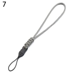 Paracord Keychain Lanyard High Strength Parachute Cord Survival Backpack Keychain Flashlight Camera Anti-lost Hanging Rope