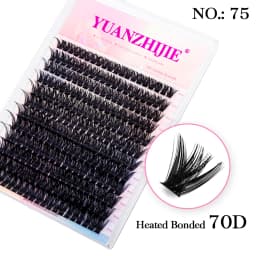 DIY 144 Cluster Lashes YUANZHIJIE Free Ship Segmented Beam Natural C/D Curl Individual Mink Eyelashes Makeup Supplies at Home