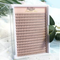 Goddess Wispy Premade Volume Fans 9D/13D Individual Lashes Extension Pointy Stem 320 Fans Faux Mink Pre Made Russian Lashes