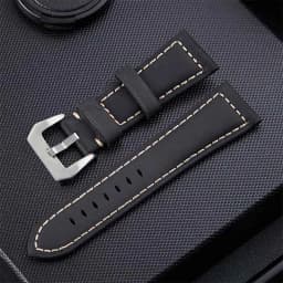 20mm 22mm 24mm 26mm Green brown Genuine Leather Bracelet man Watch Band for Panerai PAM111 441 cowhide Watchband Wrist Strap
