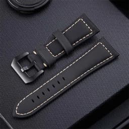 20mm 22mm 24mm 26mm Green brown Genuine Leather Bracelet man Watch Band for Panerai PAM111 441 cowhide Watchband Wrist Strap