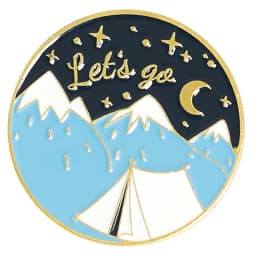 Travel Brooch Field Crossing Hiking Scenery Snow Scene Mountain Peak Alloy Clothing Accessories Backpack Brooch Badge Lapel Pins