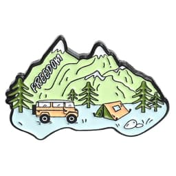 Travel Brooch Field Crossing Hiking Scenery Snow Scene Mountain Peak Alloy Clothing Accessories Backpack Brooch Badge Lapel Pins