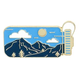 Travel Brooch Field Crossing Hiking Scenery Snow Scene Mountain Peak Alloy Clothing Accessories Backpack Brooch Badge Lapel Pins