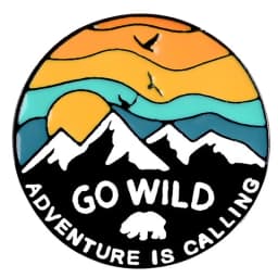 Travel Brooch Field Crossing Hiking Scenery Snow Scene Mountain Peak Alloy Clothing Accessories Backpack Brooch Badge Lapel Pins