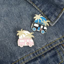 Travel Brooch Field Crossing Hiking Scenery Snow Scene Mountain Peak Alloy Clothing Accessories Backpack Brooch Badge Lapel Pins