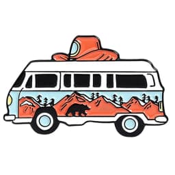 Travel Brooch Field Crossing Hiking Scenery Snow Scene Mountain Peak Alloy Clothing Accessories Backpack Brooch Badge Lapel Pins