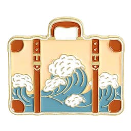Travel Brooch Field Crossing Hiking Scenery Snow Scene Mountain Peak Alloy Clothing Accessories Backpack Brooch Badge Lapel Pins