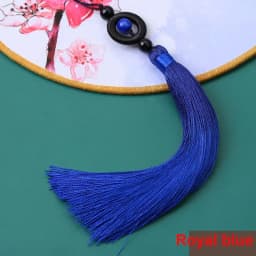 1/2Pcs Tassels Transfer Bead Gradient Tassel Silky Handmade Soft Tassels with Loops for DIY Crafts Jewelry Making Home Decor