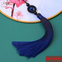 1/2Pcs Tassels Transfer Bead Gradient Tassel Silky Handmade Soft Tassels with Loops for DIY Crafts Jewelry Making Home Decor