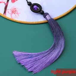 1/2Pcs Tassels Transfer Bead Gradient Tassel Silky Handmade Soft Tassels with Loops for DIY Crafts Jewelry Making Home Decor