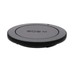 For Canon APS-C EOS EF-M EFM Lens Rear Cap or Camera Body Cap or Cap Set Plastic Black Lens Cap Cover Lid for M5 M6 M50 M200 etc
