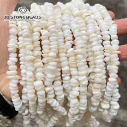 Natural White Shell Gravel Beads Irregular Chip Mother Of Pearl Loose Beads For Jewelry Making Diy Bracelet Necklace Accessory