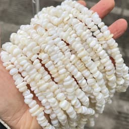 Natural White Shell Gravel Beads Irregular Chip Mother Of Pearl Loose Beads For Jewelry Making Diy Bracelet Necklace Accessory