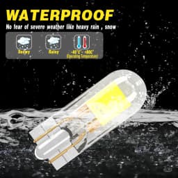 2Pcs Newest T10 LED BULB W5W Sapphire COB Drive-Free led wedge bulb Dome Reading Lamp Bulb Super Bright 12V Car Bulb 6000K