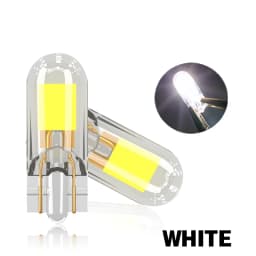 2Pcs Newest T10 LED BULB W5W Sapphire COB Drive-Free led wedge bulb Dome Reading Lamp Bulb Super Bright 12V Car Bulb 6000K