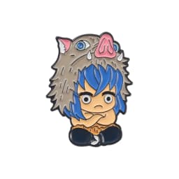 Demon Slayer Chibi Enamel Pin Custom Brooch Tanjirou Nezuko Zenitsu Inosuke Giyuu Lapel Badge Cartoon Jewelry Gift for Fans
