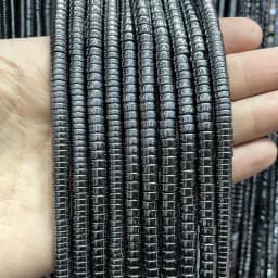 3x6mm Natural Stone Agates Jades Amazonite Turquoises Flat Round Loose Spacer Beads For Jewelry Making DIY Bracelet Necklace
