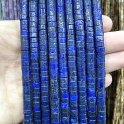 3x6mm Natural Stone Agates Jades Amazonite Turquoises Flat Round Loose Spacer Beads For Jewelry Making DIY Bracelet Necklace