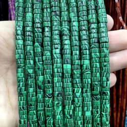3x6mm Natural Stone Agates Jades Amazonite Turquoises Flat Round Loose Spacer Beads For Jewelry Making DIY Bracelet Necklace