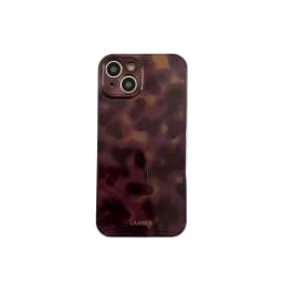 Amber retro brown silicone soft imd shockproof phone case for iphone 17 18 14 12 11 13 pro max 15 promax protector back cover
