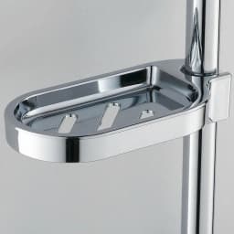 25mm Plastic Shower Rail Soap Dish Box Soap Holder Soap Pallet Shower Rod Slide Bar ABS Chrome For Sliding Bar Bathroom Tray