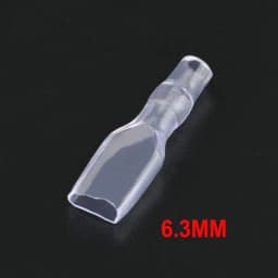 100pcs 2.8mm 4.8mm 6.3mm Rubber Sleeve Cover Case for 2.8MM 4.8MM 6.3MM Crimp Terminal Spade Connector Terminal Cap Plug Spring